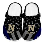 navy midshipmen stellar stripes theme clog best selling