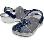 nevada wolf pack geometric background clog best selling