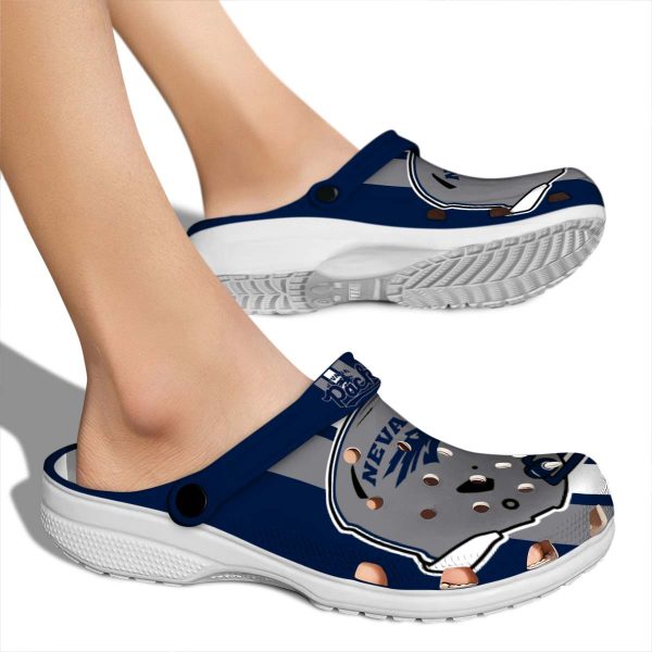 nevada wolf pack helmet stripes clog fashion forward
