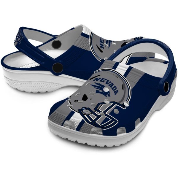 nevada wolf pack helmet stripes clog high quality