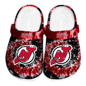 new jersey devils radiant burst effect clog best selling