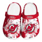 new jersey devils splatter graphics clog best selling