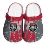 new mexico lobos geometric background clog best selling