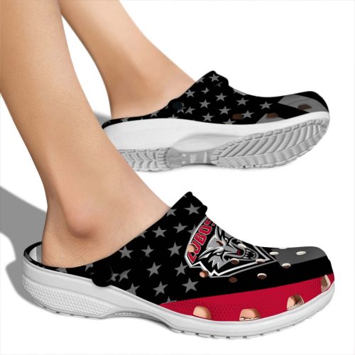 new mexico lobos stellar stripes theme clog fashion forward