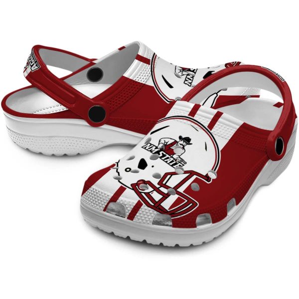 new mexico state aggies helmet stripes clog high quality