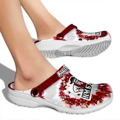new mexico state aggies radiant burst effect clog fashion forward