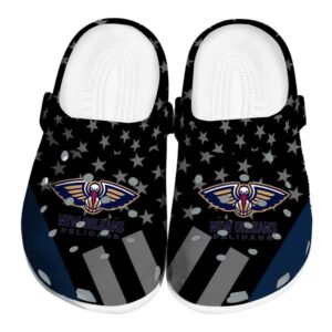 new orleans pelicans stellar stripes theme clog best selling