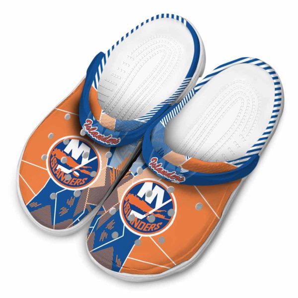 new york islanders geometric background clog latest model