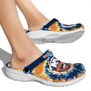 new york islanders radiant burst effect clog fashion forward