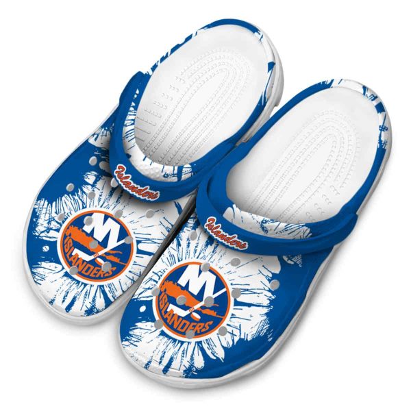 new york islanders splatter graphics clog latest model