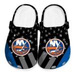 new york islanders stellar stripes theme clog best selling