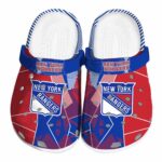new york rangers geometric background clog best selling