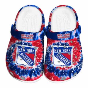 new york rangers radiant burst effect clog best selling