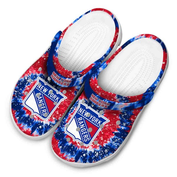 new york rangers radiant burst effect clog latest model