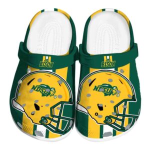 north dakota state bison helmet stripes clog best selling