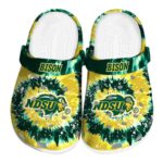 north dakota state bison radiant burst effect clog best selling