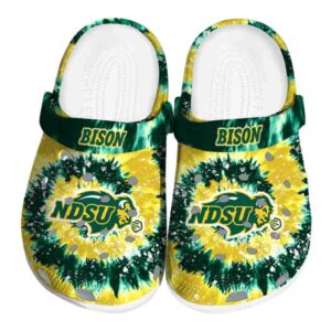 north dakota state bison radiant burst effect clog best selling