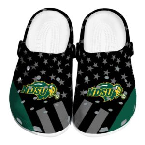 north dakota state bison stellar stripes theme clog best selling