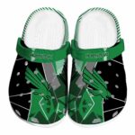 north texas mean green geometric background clog best selling