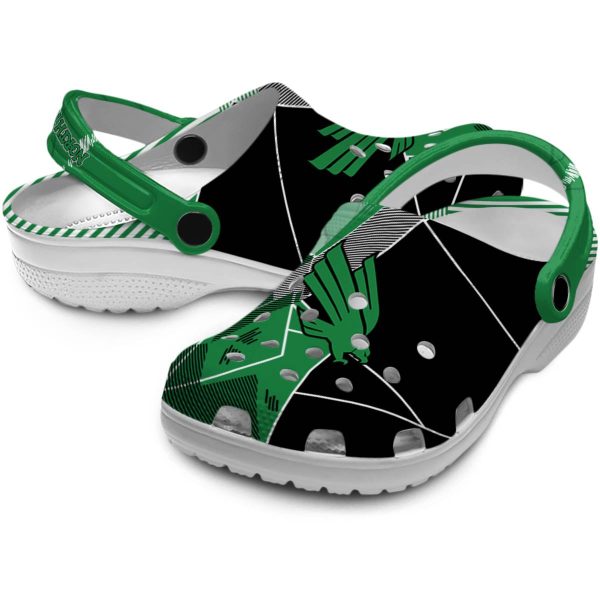 north texas mean green geometric background clog high quality