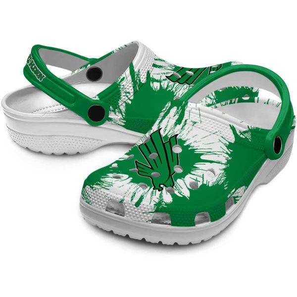 north texas mean green splatter graphics clog high quality
