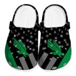 north texas mean green stellar stripes theme clog best selling