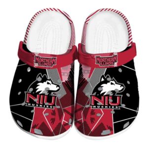 northern illinois huskies geometric background clog best selling