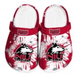 northern illinois huskies splatter graphics clog best selling