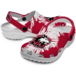 northern illinois huskies splatter graphics clog best selling