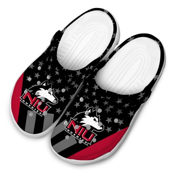 northern illinois huskies stellar stripes theme clog latest model