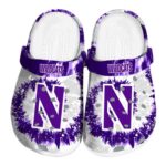 northwestern wildcats radiant burst effect clog best selling