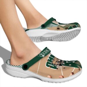 ohio bobcats geometric background clog fashion forward