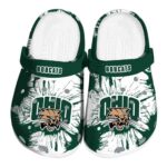 ohio bobcats splatter graphics clog best selling