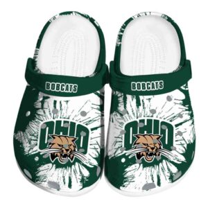 ohio bobcats splatter graphics clog best selling