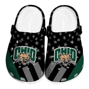 ohio bobcats stellar stripes theme clog best selling