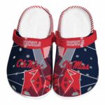 ole miss rebels geometric background clog best selling