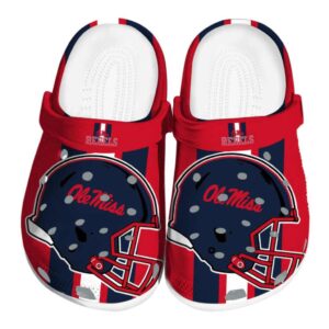 ole miss rebels helmet stripes clog best selling