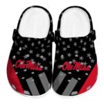ole miss rebels stellar stripes theme clog best selling