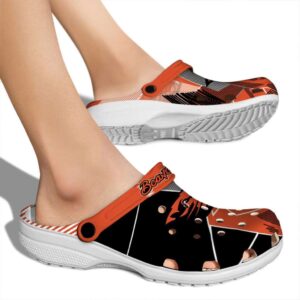 oregon state beavers geometric background clog fashion forward