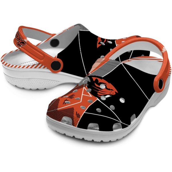 oregon state beavers geometric background clog high quality