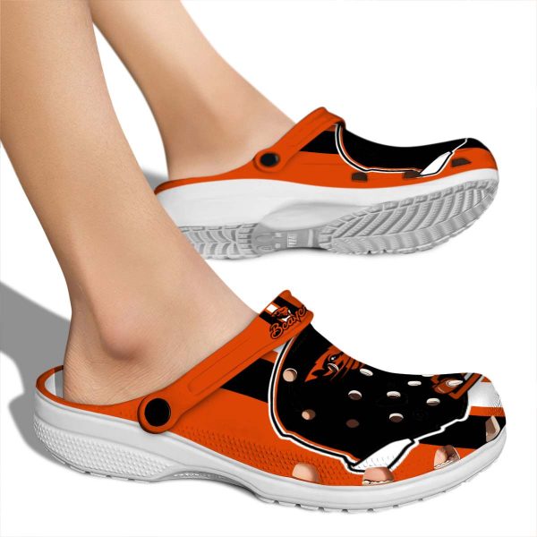 oregon state beavers helmet stripes clog fashion forward