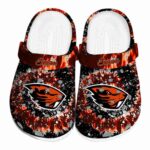 oregon state beavers radiant burst effect clog best selling