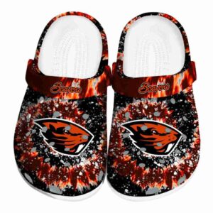 oregon state beavers radiant burst effect clog best selling