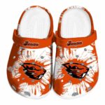 oregon state beavers splatter graphics clog best selling