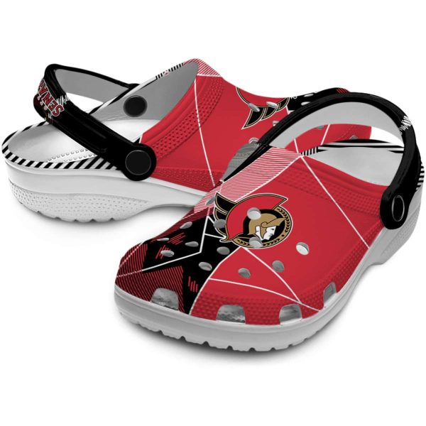 ottawa senators geometric background clog high quality