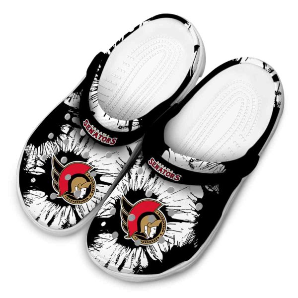 ottawa senators splatter graphics clog latest model