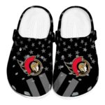 ottawa senators stellar stripes theme clog best selling