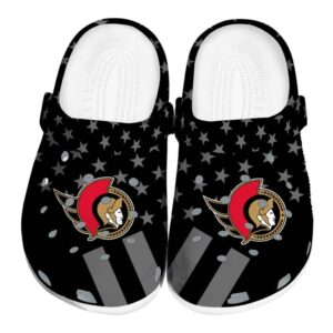 ottawa senators stellar stripes theme clog best selling