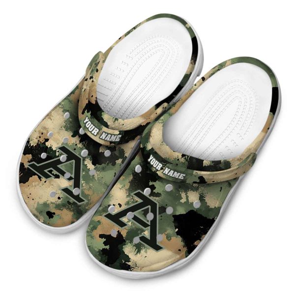 personalized akron zips camouflage craze clog latest model