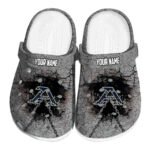 personalized akron zips cracked ground texture clog best selling